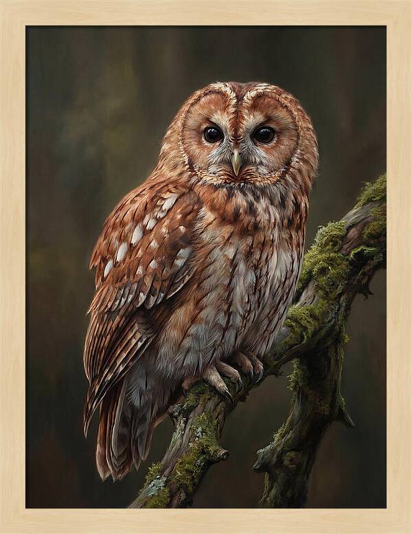 Majestic Tawny Owl Observation