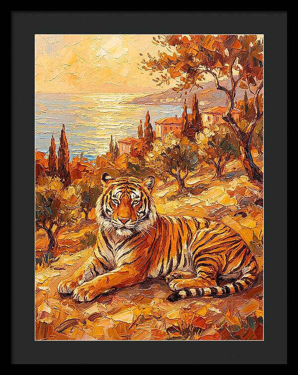 Majestic Tiger By The Sea