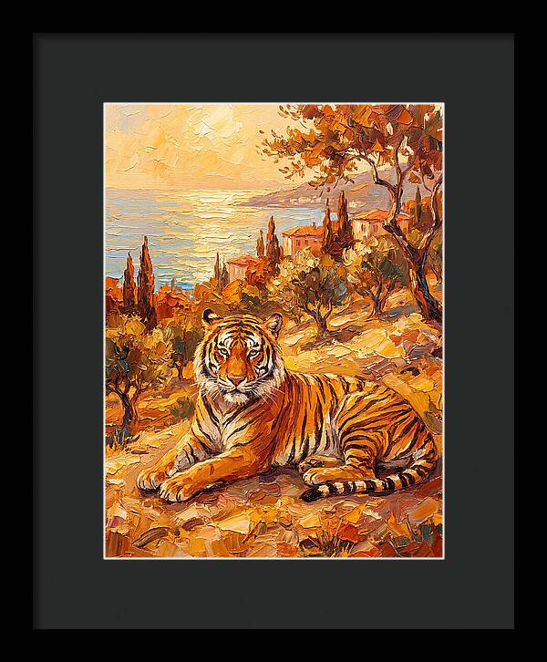 Majestic Tiger By The Sea