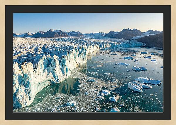 Majestic Tranquility Of Hubbard Glacier