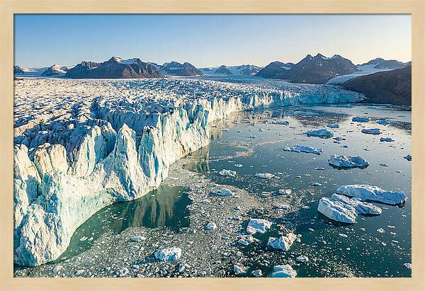 Majestic Tranquility Of Hubbard Glacier