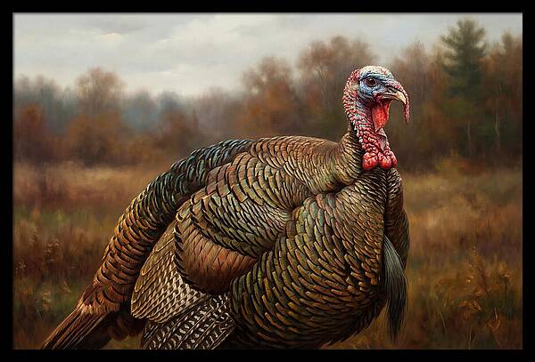 Majestic Turkey In Nature