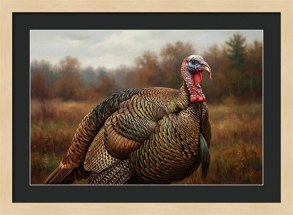 Majestic Turkey In Nature