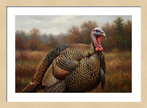 Majestic Turkey In Nature