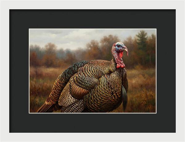 Majestic Turkey In Nature