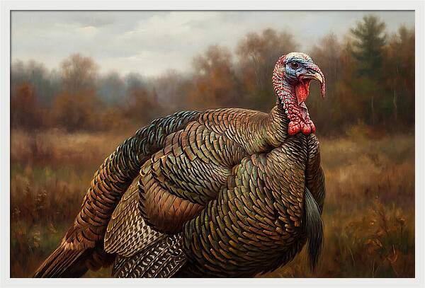 Majestic Turkey In Nature