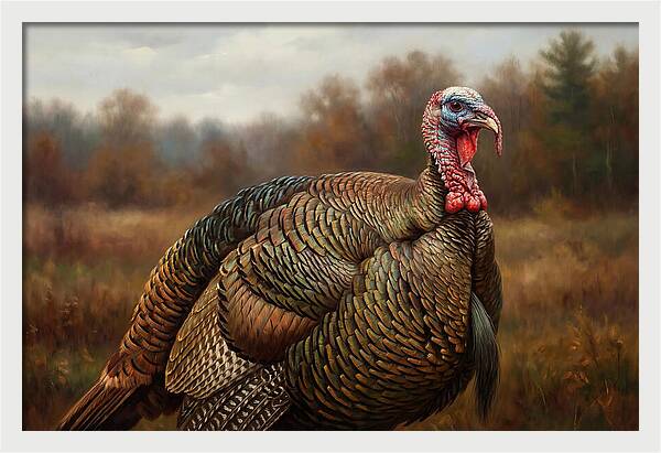 Majestic Turkey In Nature