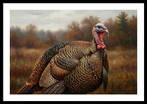 Majestic Turkey In Nature
