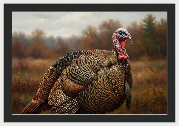 Majestic Turkey In Nature