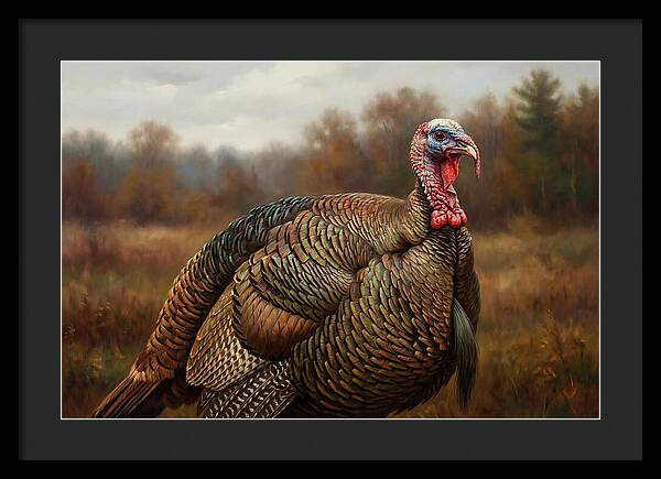 Majestic Turkey In Nature