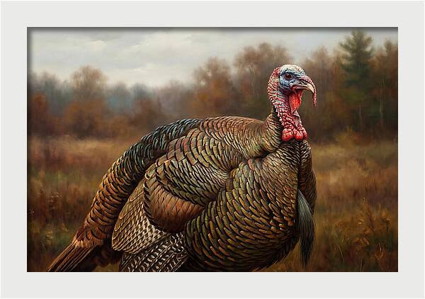Majestic Turkey In Nature
