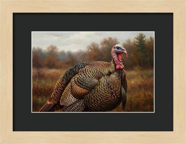 Majestic Turkey In Nature