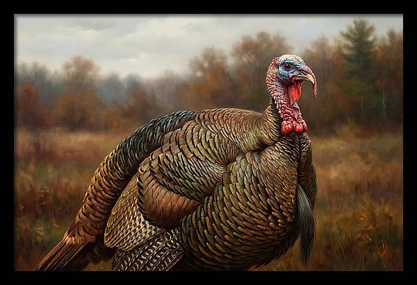 Majestic Turkey In Nature