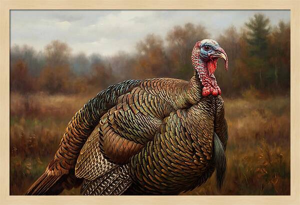 Majestic Turkey In Nature