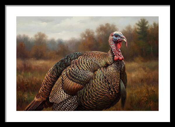 Majestic Turkey In Nature