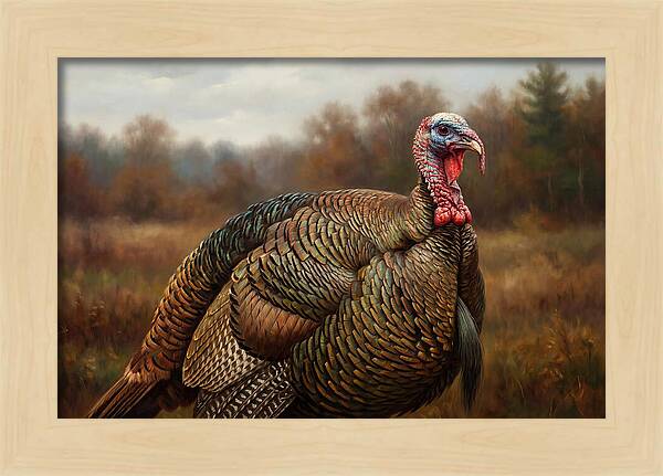 Majestic Turkey In Nature