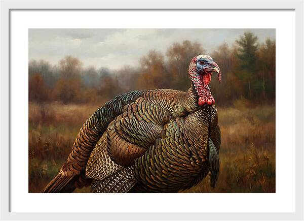 Majestic Turkey In Nature