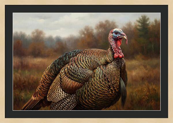 Majestic Turkey In Nature