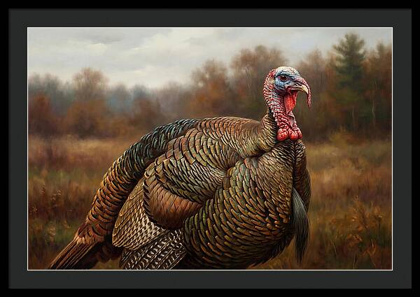 Majestic Turkey In Nature