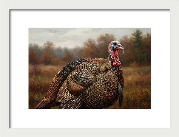Majestic Turkey In Nature