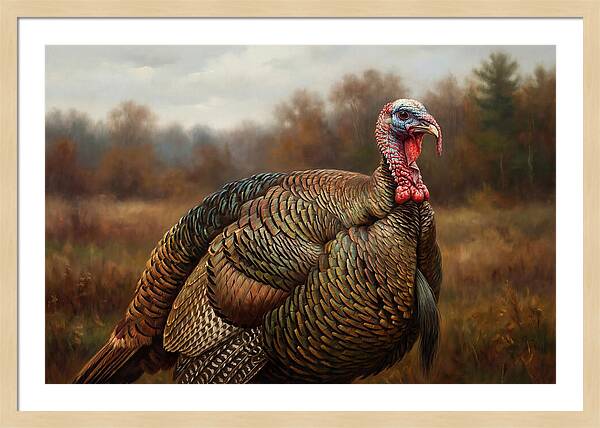 Majestic Turkey In Nature