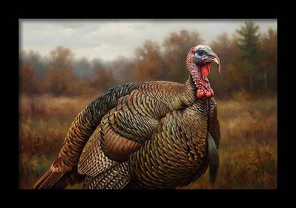 Majestic Turkey In Nature