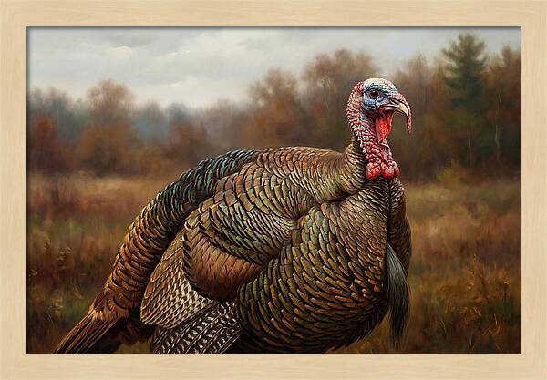 Majestic Turkey In Nature