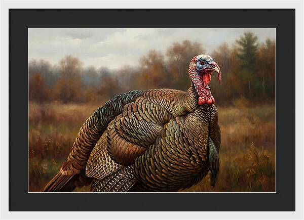 Majestic Turkey In Nature