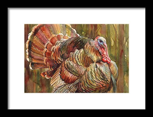 Majestic Turkey In Watercolor