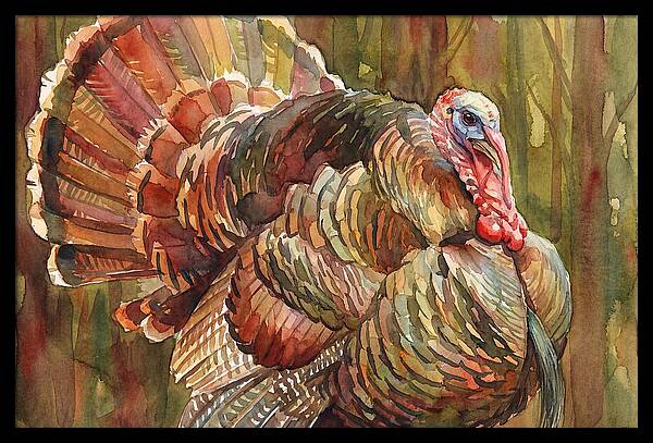 Majestic Turkey In Watercolor