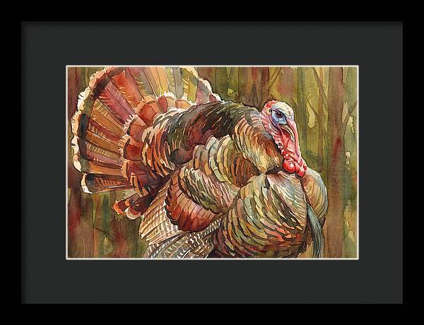 Majestic Turkey In Watercolor