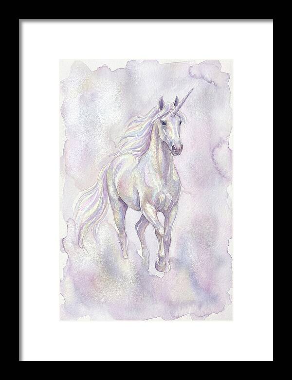 Majestic Unicorn In Watercolor
