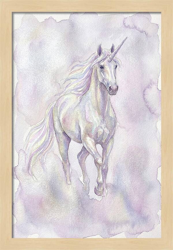 Majestic Unicorn In Watercolor