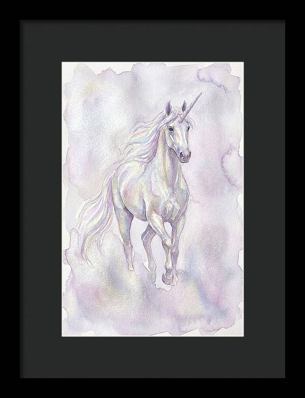 Majestic Unicorn In Watercolor