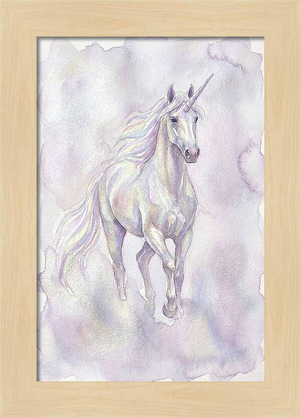 Majestic Unicorn In Watercolor