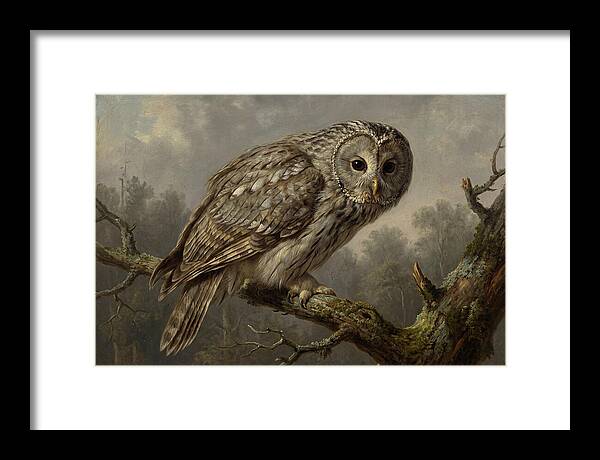 Majestic Ural Owl Displaying Poise
