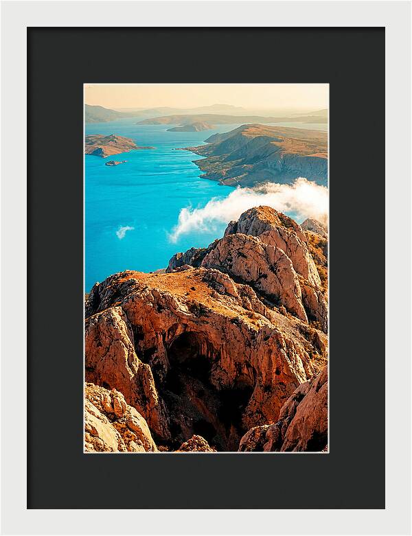 Majestic Velebit Peaks By The Adriatic