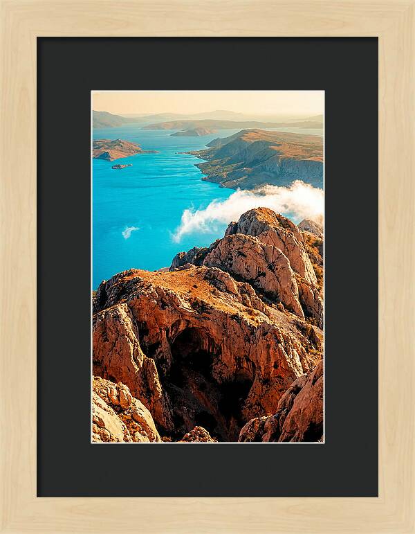 Majestic Velebit Peaks By The Adriatic