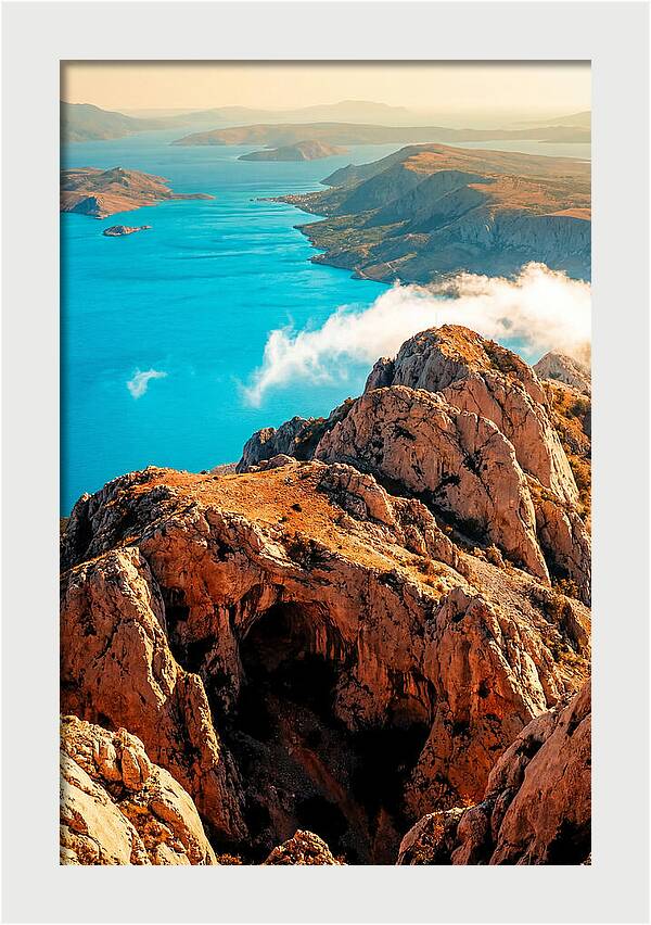 Majestic Velebit Peaks By The Adriatic