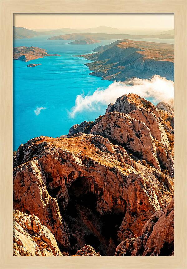 Majestic Velebit Peaks By The Adriatic