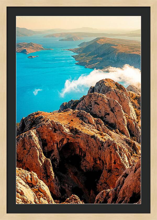 Majestic Velebit Peaks By The Adriatic