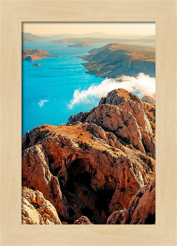 Majestic Velebit Peaks By The Adriatic