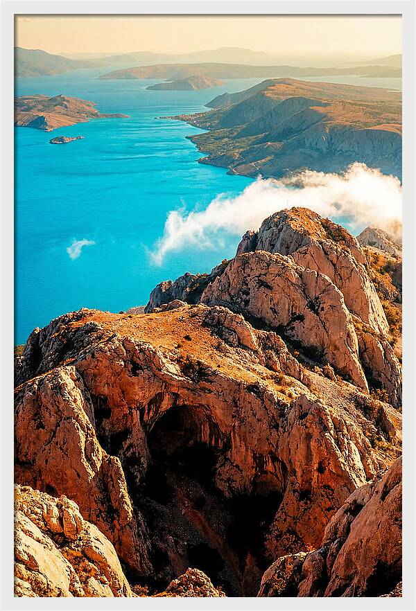 Majestic Velebit Peaks By The Adriatic