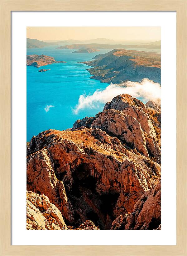 Majestic Velebit Peaks By The Adriatic