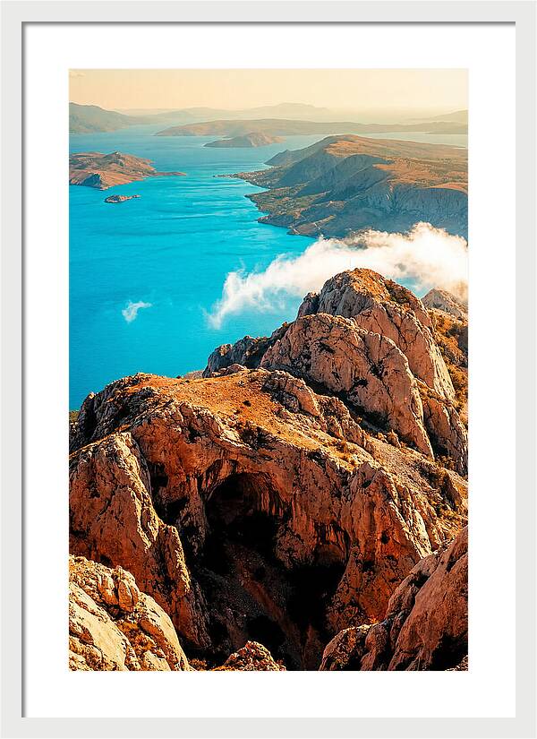 Majestic Velebit Peaks By The Adriatic