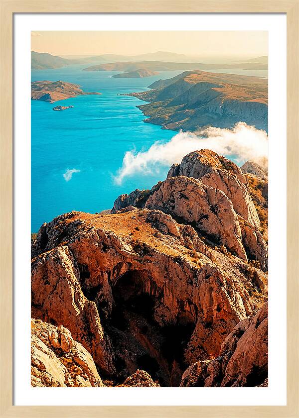 Majestic Velebit Peaks By The Adriatic