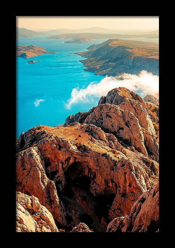 Majestic Velebit Peaks By The Adriatic