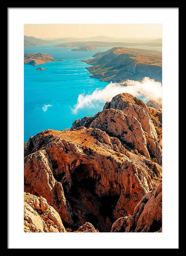 Majestic Velebit Peaks By The Adriatic