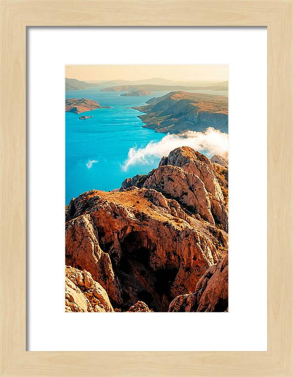 Majestic Velebit Peaks By The Adriatic