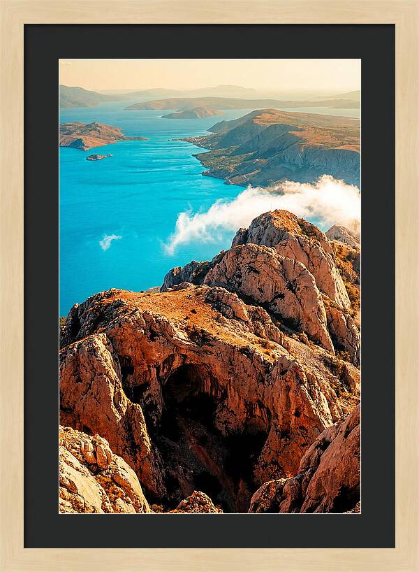 Majestic Velebit Peaks By The Adriatic